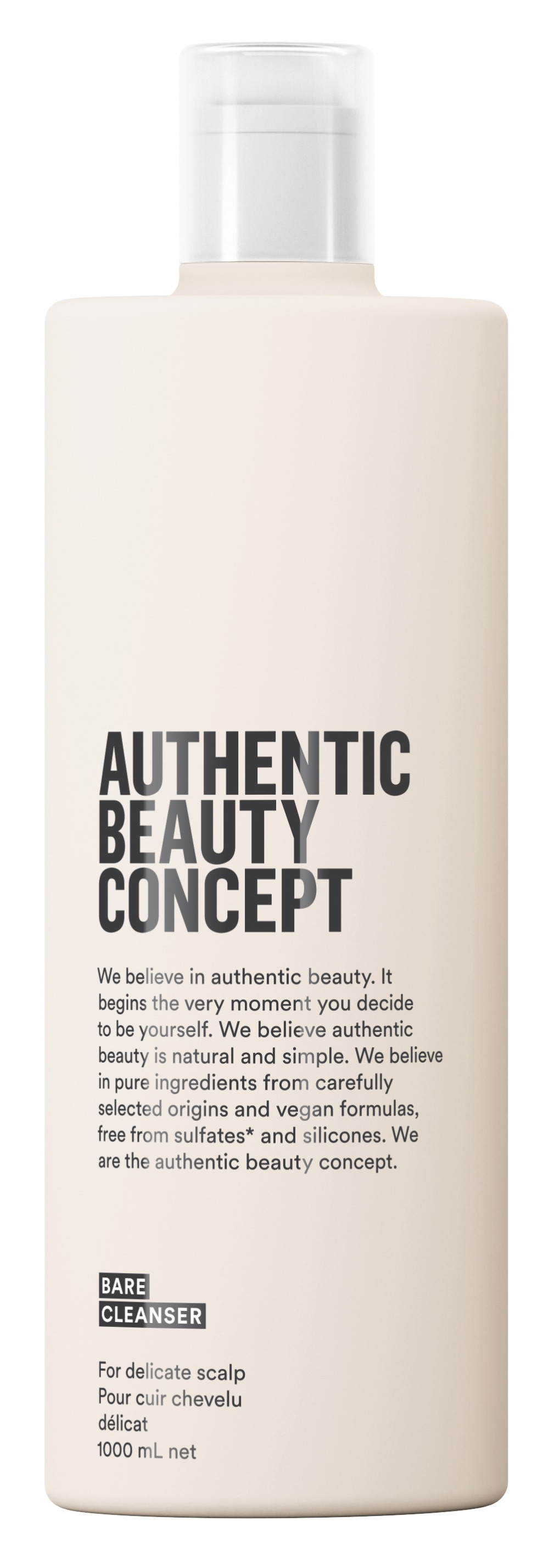 Authentic Beauty Concept Bare Cleanser hajsampon 1000 ml