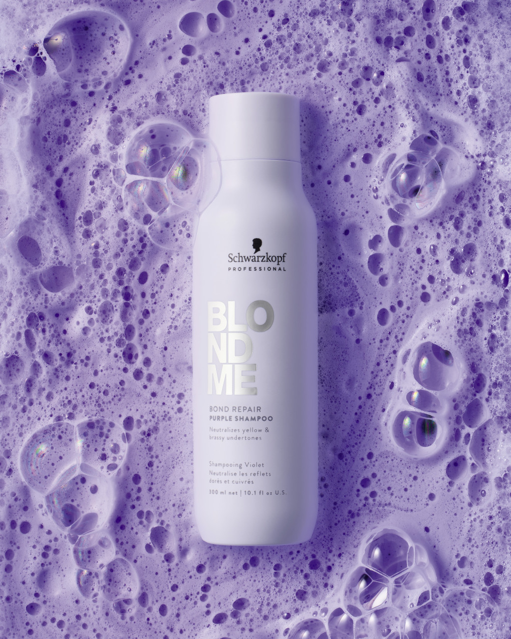 BLONDME Purple Hamvasító Hajsampon 300 ml