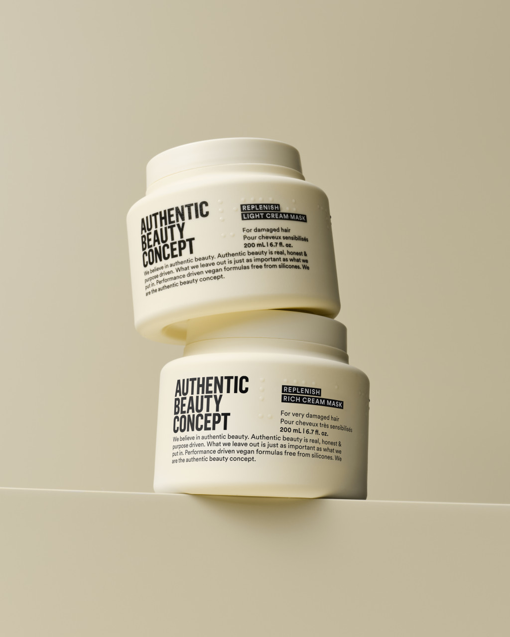 Authentic Beauty Concept Replenish Light krémpakolás 200 ml