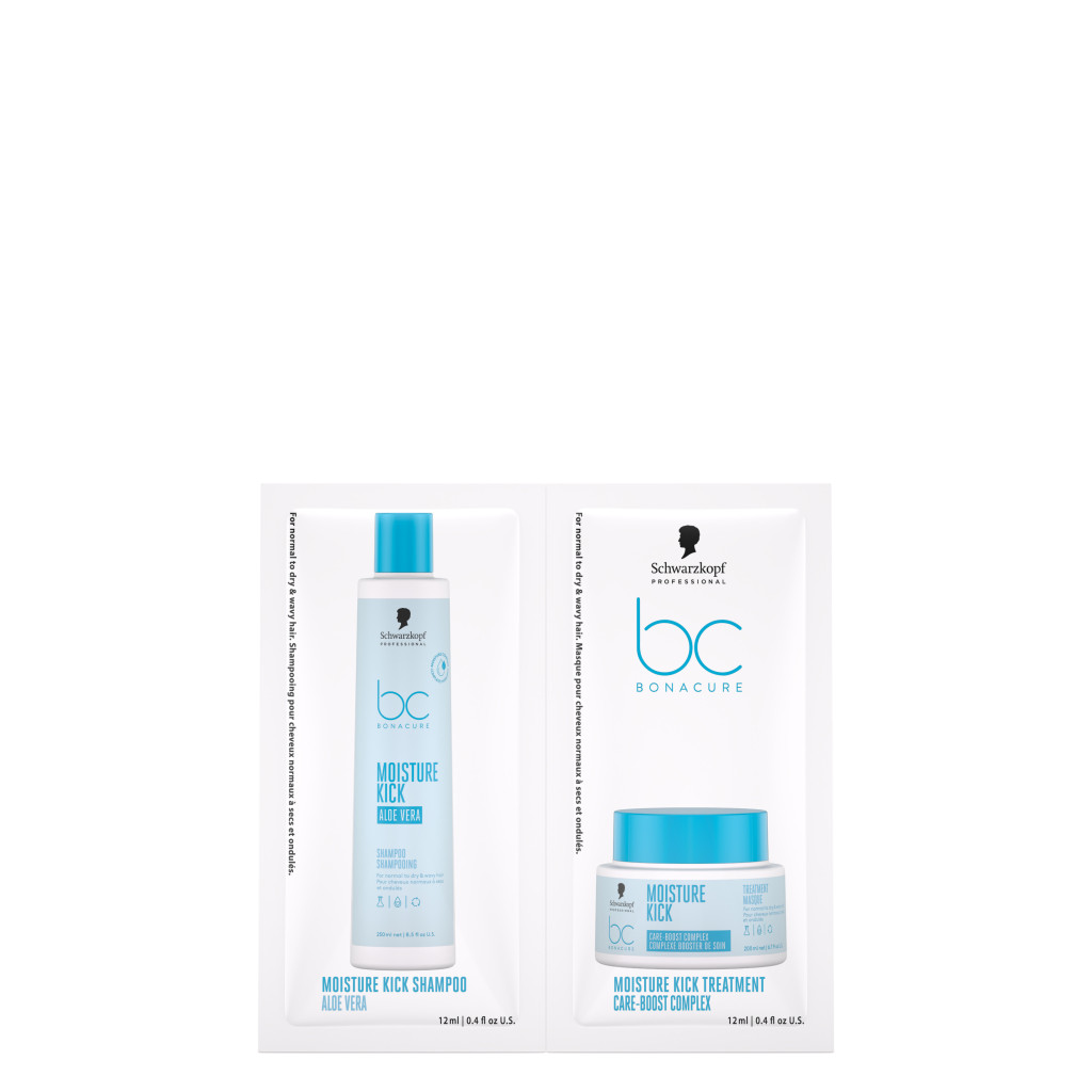 BC Bonacure Moisture Kick Sampon + Pakolás Sachet 1 db