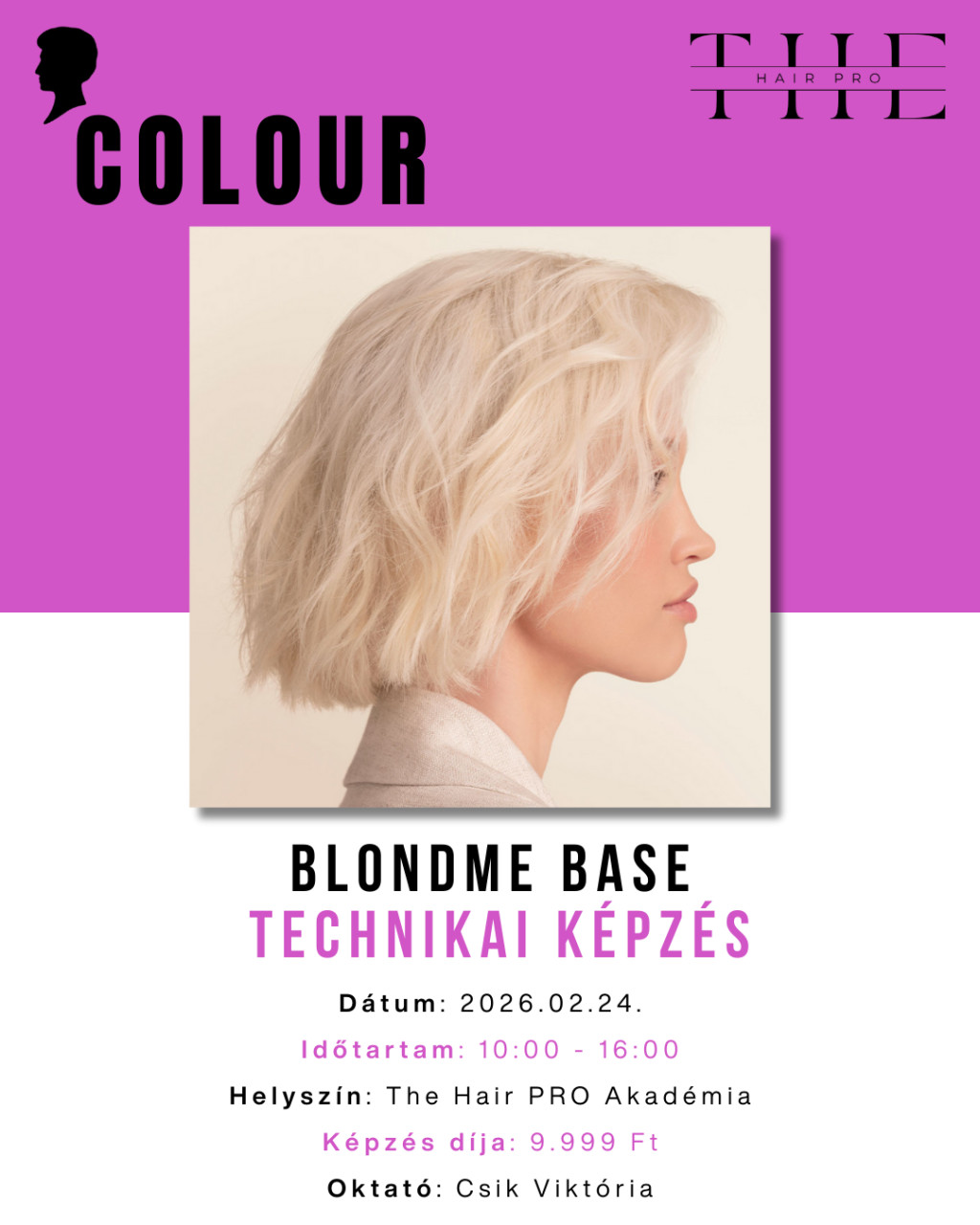 BlondMe Base- Technikai képzés 2026.02.24.