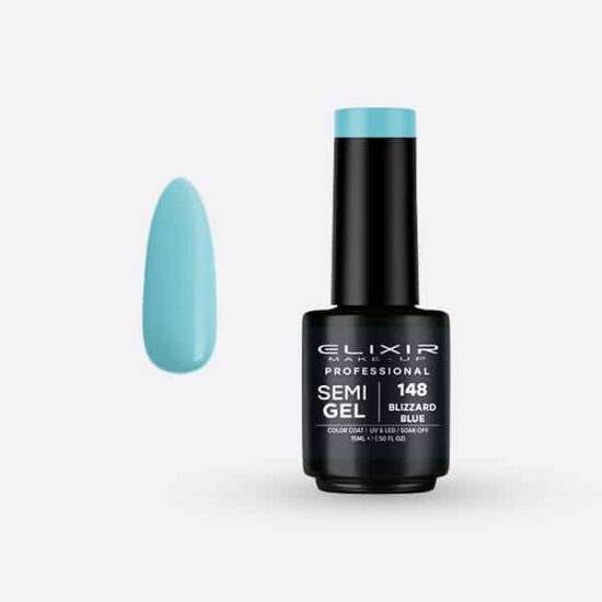 Elixir Semi Gel #148 Blizzard Blue 15 ml
