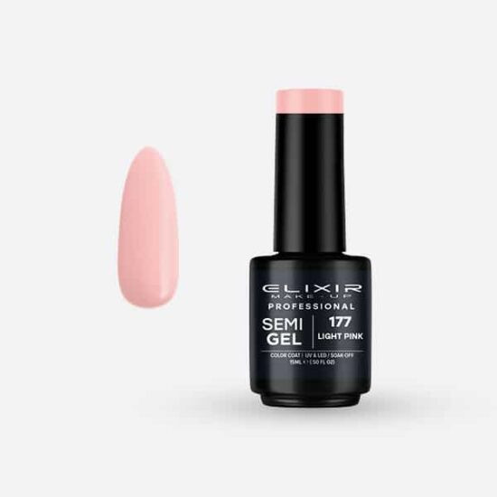 Elixir Semi Gel #177 Light Pink 15 ml