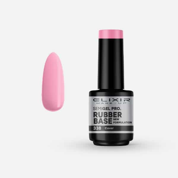 Elixir Semi Gel Rubber Base #338 Cover 15 ml