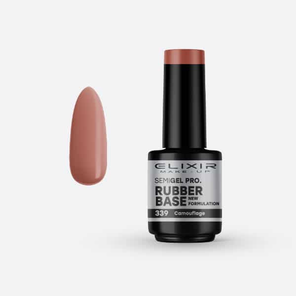 Elixir Semi Gel Rubber Base #339 Camouflage 15 ml