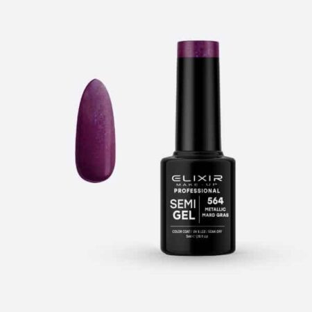 Elixir Semi Gel #564 METALLIC MARD GRAS 5 ml