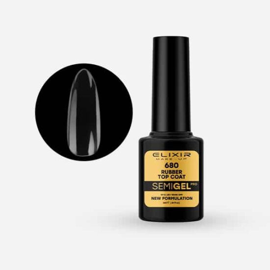 Elixir Semi Gel #680 Rubber Top Coat 5 ml