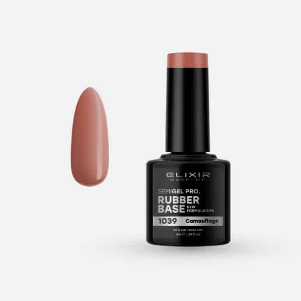 Elixir Semi Gel Rubber Base #1039 Camouflage 8 ml