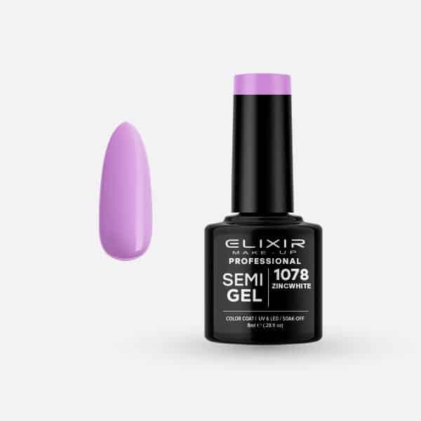 Elixir Semi Gel #1078 Zincwhite 8 ml