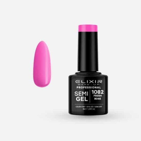 Elixir Semi Gel #1082 Fresh Rose  8 ml