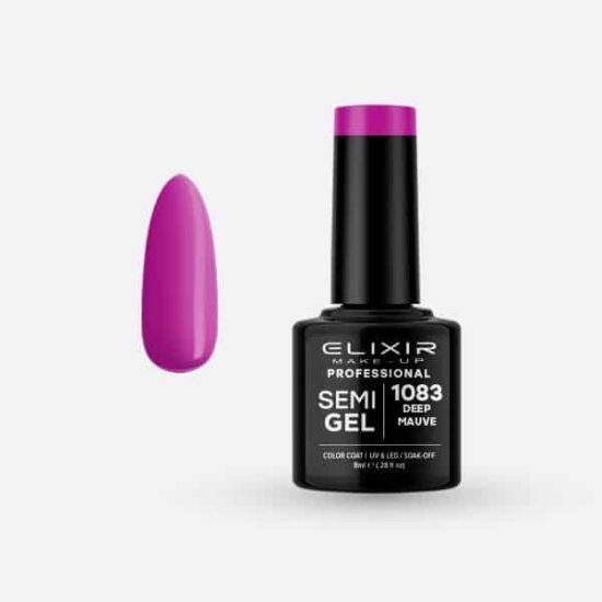 Elixir Semi Gel #1083 Deep Mauve 8 ml