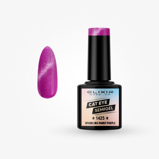 Elixir Semi Gel #1425 sparkling panst purple 8 ml
