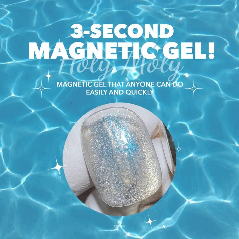 YOGO Holy Moly Blue Magnet kék mágneses géllakk