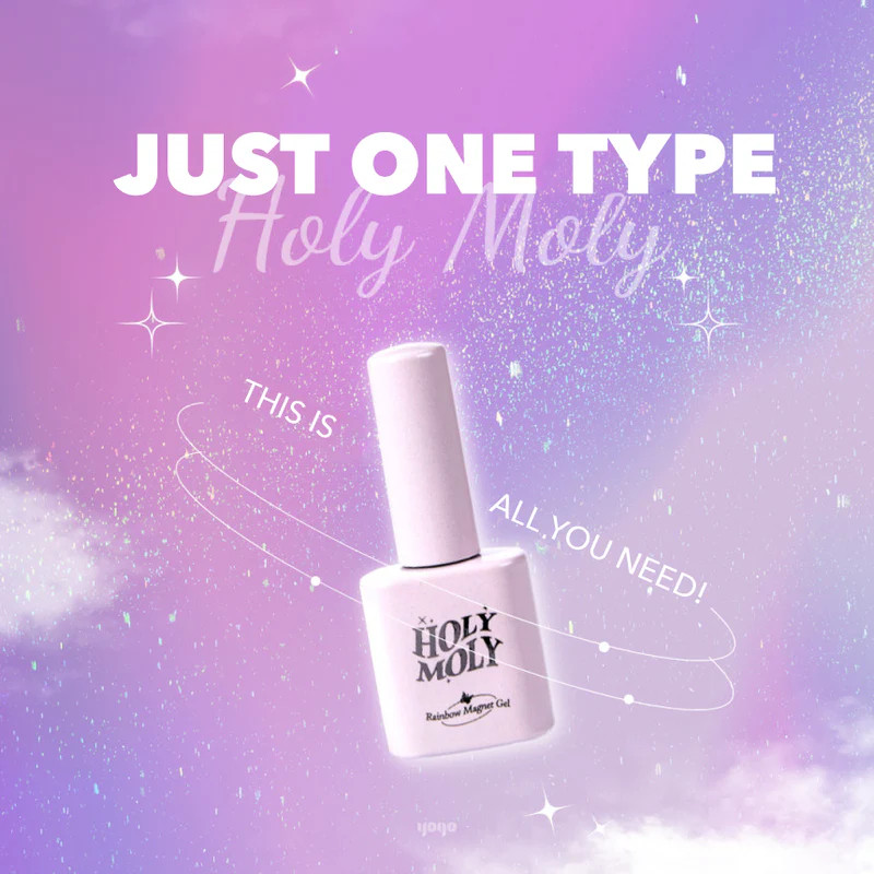 YOGO Holy Moly Pink Magnet pink mágneses géllakk