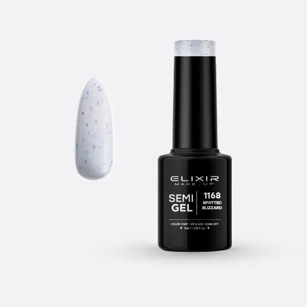 Elixir Semi Gel #1168 Spotted Blizzard 5 ml