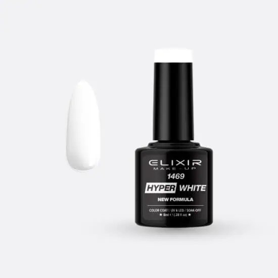 Elixir Semi Gel #1469 Hyper White 8 ml