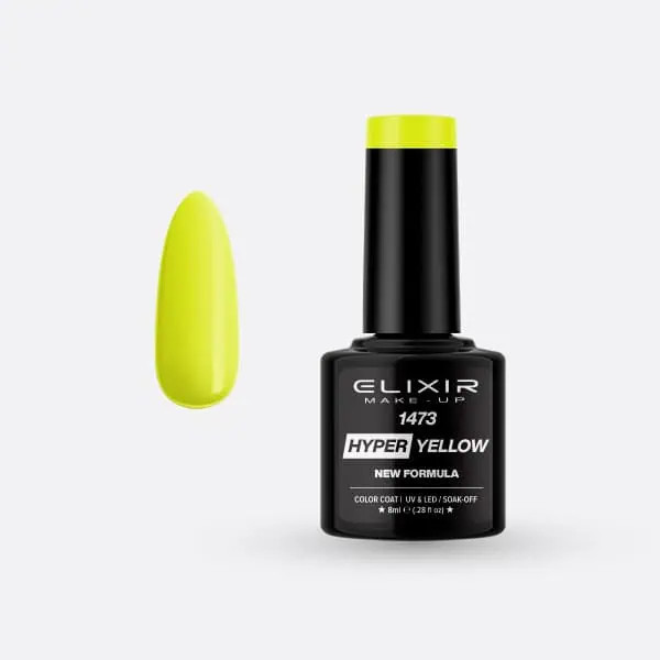 Elixir Semi Gel #1473 Hyper Yellow 8 ml