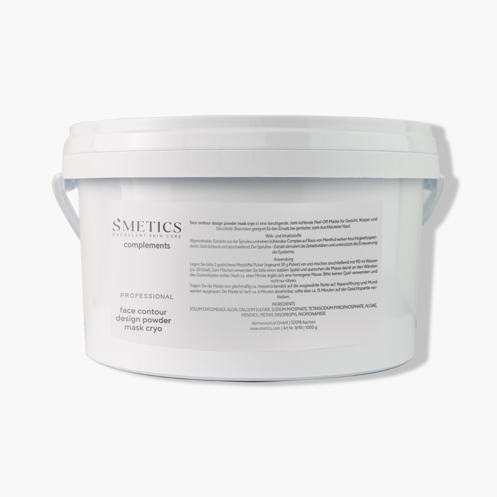 S'METICS cryo powder mask 1000 gr Professional