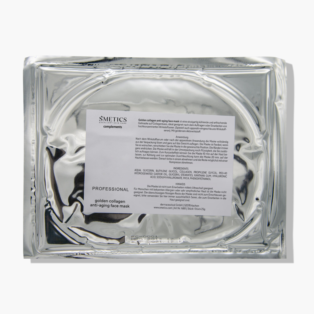 S'METICS golden collagen anti-aging face mask Professional 10 db