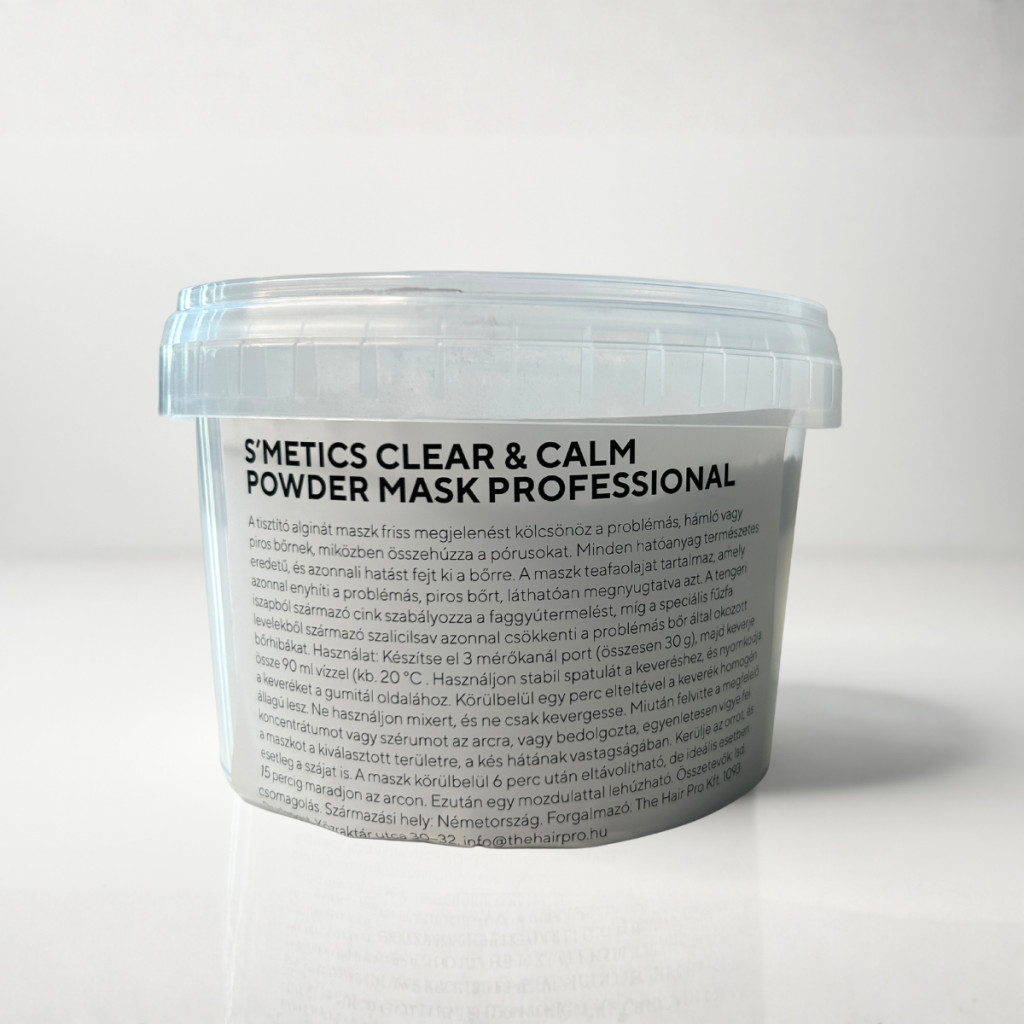 S'METICS clear & calm powder mask 200 gr PROFESSIONAL